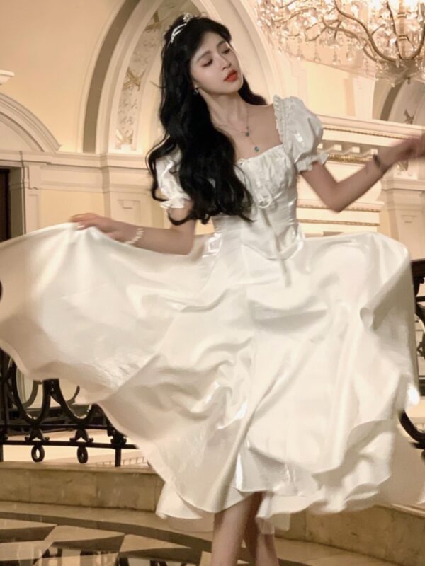 Elegant Evening Party Dress Women 2024 Spring Summer Prom Robe Vestidos Korean A-line Princess Romantic Graduation Dresses New - Image 5