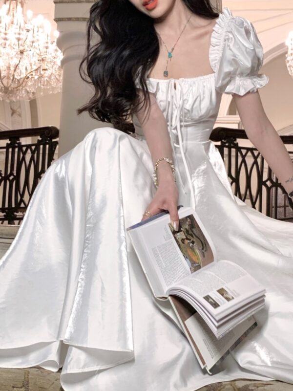 Elegant Evening Party Dress Women 2024 Spring Summer Prom Robe Vestidos Korean A-line Princess Romantic Graduation Dresses New - Image 6