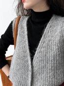 Loose Sleeveless Split-Joint V-Neck Vest Top