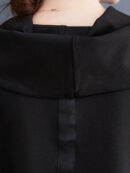 Long Sleeves Loose Asymmetric Split-Joint Zipper Heaps Collar Sweatshirt Tops