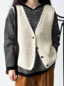 Loose Sleeveless Split-Joint V-Neck Vest Top