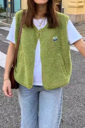 V-neck Warm Casual Comfortable Vest