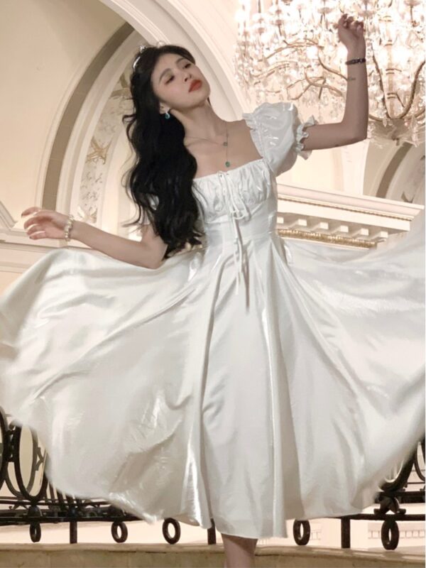 Elegant Evening Party Dress Women 2024 Spring Summer Prom Robe Vestidos Korean A-line Princess Romantic Graduation Dresses New - Image 2